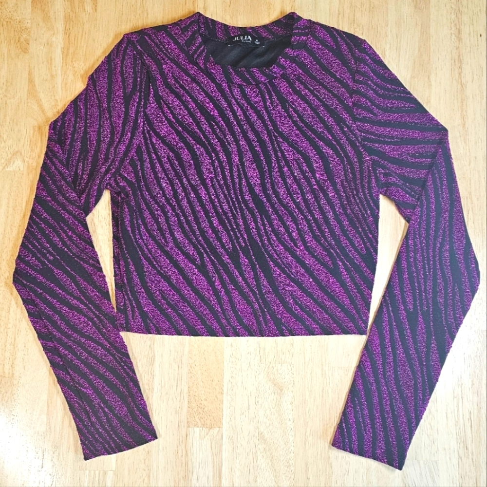 New✨️Zebra Print Crop Top